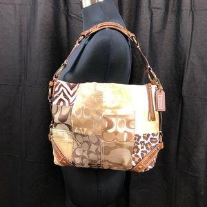 Coach Carley Patchwork Shoulder Bag
